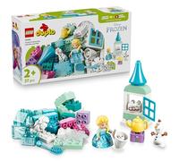 LEGO DUPLO Disney Frozen Creative Box with Elsa and Olaf - Educational Motor Skills Toy for Toddlers - Montessori Set w/ 2 Figures - Gift for 2+ Year Old Girls & Boys - 10462