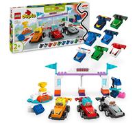 LEGO® DUPLO® Town F1® Team Race Cars & Drivers Building Toy for Family Fun 10445