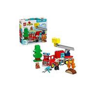 Lego Duplo Fire Engine With Hose And Firefighter (10473) One Colour