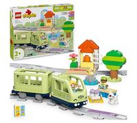 LEGO DUPLO Interactive Adventure Train 10427 | Toys for 2+ Year Old Girls & Boys, Action Bricks with Sound & 4 Figures, Toddler Learning Set, Gift Idea, 57 Pieces