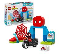 LEGO DUPLO Marvel Spin's Motorcycle Adventure - Toddler Learning Toy for 2+ Year Old Boys - in Motorbike & a Figure - Spidey and His Amazing Friends Gift Idea - 10424