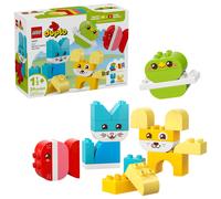 LEGO DUPLO My First 3 in 1 Creative Cute Pets Building Toy for Toddlers - Gift for Easter for Toddlers - Learning & Education Toy for Boys & Girls, Ag