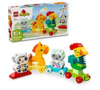LEGO DUPLO My First Animal Train Building Set and Horse Toy Educational Toy for Toddlers Ages 1-3 with 4 Animal Figures Creative Nature Toy Birthday