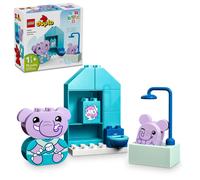 LEGO DUPLO My First Daily Routines: Bath Time Playset Toddler Learning Toy for Kids Ages 18 Months Plus Includes 2 Elephant Toys Helps Preschoolers