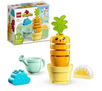 LEGO 10981 DUPLO My First Growing Carrot, Stacking Toys for Babies 1.5+ Years Old with 4 Vegetable Bricks, Learning Educational Toy for Toddlers