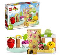 LEGO DUPLO My First Organic Market, Fruit and Vegetables Toy Food Set, Learn Num