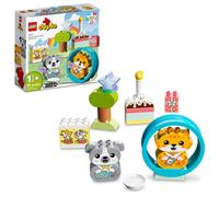 LEGO DUPLO My First Puppy & Kitten with Sounds 10977 Pet Animal Toys for Toddlers 1 .5-3 Years Old Early Development Set with Large Bricks