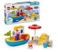 LEGO DUPLO Peppa Pig Boat Trip Bath Toy, Building Block Learning Set for Preschool Kids with 2 Peppa Pig Figures Included, Water Toy Gift Idea for Toddlers Ages 2 and Up, 10432