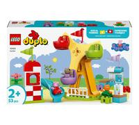 Lego Peppa Pig Peppa Pig Funfair Pretend-Play Amusement Park Toddler Toy 10453 One Colour