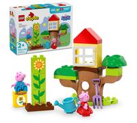 LEGO DUPLO Peppa Pig Garden and Tree House Toddler Toy Building Block Learning Set for Preschool Kids with 2 Figures Included Peppa Pig Toy Gift Ide