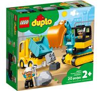 LEGO DUPLO Truck & Tracked Excavator - 10931, Construction Toys Building set, Boy/Girl, 20 pc(s)