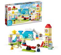 LEGO DUPLO Town Dream Playground 10991 Building Toy Set for Toddlers Boys and Girls Hands-on STEM Learning About Letters and Numbers Through Imagina