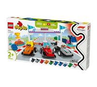 LEGO® DUPLO® Town F1® Team Race Cars & Drivers Building Toy for Family Fun 10445