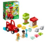 LEGO DUPLO Town Farm Tractor & Animal Care 10950 Creative Playset for Toddlers with a Toy Tractor and 2 Sheep, New 2021 (27 Pieces)
