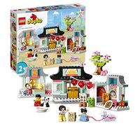 LEGO DUPLO Town Learn About Chinese Culture 10411 Educational Building Toy Set; Includes Chinese Food Toys, a Panda and 3 Family Figures for Kids Aged 2 and over (124 Pieces)