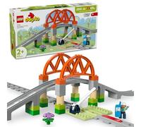LEGO Duplo Town Train and Bridge Toy Birthday Gift Educational Building Blocks