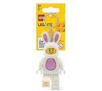LEGO Easter Bunny Suit Guy Minifigure Iconic Key Light White Keyring Keychain