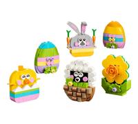 LEGO Easter Decorations - 312-Piece Spring Building Set with Bunny, Chick, Sheep, Daffodil & Colorful Eggs, Seasonal Holiday Decor Toy Gift for Kids B
