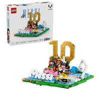 LEGO Editions Lionel Messi - Football Highlights Toy - 3D Display Model Kit w/Collectible Minifigure - Kids' Room Decor - Gift for 10+ Year Old Boys, Girls & Adult Sports Fans - 43011