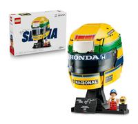 LEGO Editions Ayrton Senna Helmet 43024 | Set for 14+ Year Old Boys & Girls, Display Model Kit, Collectible Minifigure, Formula 1 Merchandise, Gift Idea, 931 Pieces