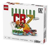 LEGO Editions Cristiano Ronaldo - Football Highlights Toy - 3D Display Model Kit w/Collectible Minifigure - Kids' Room Decor - Gift for 10+ Year Old Boys, Girls & Adult Sports Fans - 43012