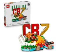 LEGO Editions Cristiano Ronaldo - Football Highlights Toy - 3D Display Model Kit w/Collectible Minifigure - Kids' Room Decor - Gift for 10+ Year Old Boys, Girls & Adult Sports Fans - 43012