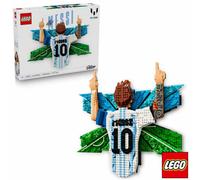 Lego Editions Football Messi Portrait 43018 1427 Pieces 3D Wall Display Building Set Soccer Gift For 14+ Fans