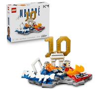 LEGO Editions Kylian Mbappé - Football Highlights Toy - 3D Display Model Kit w/Collectible Minifigure - Kids' Room Decor - Gift for 10+ Year Old Boys, Girls & Adult Sports Fans - 43013