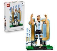 LEGO Editions Lionel Messi - Football Legend Toy - 3D Figure Display Model Kit - DIY Kids' Room Decor - Gift for 12+ Year Old Boys, Girls & Adult Sports Fans - 43015