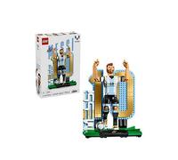 LEGO Editions Lionel Messi - Football Legend Toy - 3D Figure Display Model Kit - DIY Kids' Room Decor - Gift for 12+ Year Old Boys, Girls & Adult Sports Fans - 43015