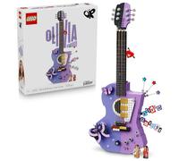 LEGO Editions Olivia Rodrigo's Dual Guitar 43031 | Set for 14+ Year Old Girls & Boys, 3D Model with 2 Minifigures, Stars & Butterflies, Music Room Decor, Gift Idea, 1228 Pieces
