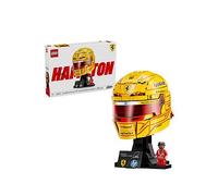 LEGO Editions Scuderia Ferrari HP Lewis Hamilton Helmet - F1 Merchandise - Display Model Kit w/Collectible Minifigure - Gift for 14+ Year Old Boys & Adult Motorsport Fans - 43022