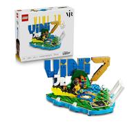 LEGO Editions Vini Jr. - Football Highlights Toy - 3D Display Model Kit w/Collectible Minifigure - Kids' Room Decor - Gift for 10+ Year Old Boys, Girls & Adult Sports Fans - 43027