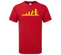 Uneek UC301 Classic T-Shirt Red XS Colour: Red, Size: XS XS