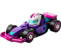 LEGO F1 ACADEMY Racing Car, Purple and Pink Formula 1 Collectible Toy, 71049