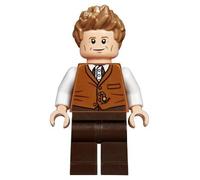 LEGO Fantastic Beasts Newt Scamander, Dark Orange Vest Minifigure from 75952 (Bagged)