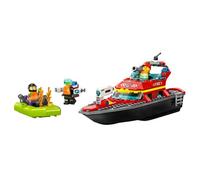 LEGO City: Fire Rescue Boat Toy, Floats on Water Set (60373)