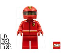 LEGO Formula 1 - Ferrari SF-24 Racing Driver Minifigure from 77242 (sc122) - NEW
