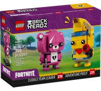 LEGO BrickHeadz Fortnite Adventure Peely & Cuddle Team Leader 40760, Building Toy Set, 258 Pieces