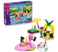 LEGO® Friends Unicorn & Flamingo Pool Party Toy Building Set 42658