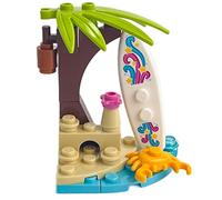 LEGO Friends Accessory Set: Happy Beach with Surfboard and Crab (17 pcs)