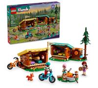 LEGO Friends Adventure Camp Cozy Cabins Camping Toy Kids Nature Playset Pretend Play Toy with 3 Mini Doll Characters and a Fox Toy Figure Birthday