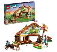 LEGO Friends Autumn’s Horse Stable 41745 Building Toy, Role-Play Fun for Kids Ages 7+, with 2 Mini-Dolls and 2 Horses, Carriage and Riding Accessories, A Gift Birthday Gift for Kids Who Love Horses