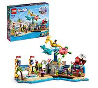LEGO Friends Beach Amusement Park, Fun Fair Advanced Building Set with Technic Elements, Toys for 12 Plus year old Kids and Teenagers with Dolphin, Turtle, Seahorse Merry-Go-Round & Wave Machine 41737