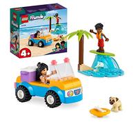 LEGO Friends Beach Buggy Fun Set with Toy Car, Surf Board, Mini-Dolls plus Dolphin and Dog Animal Figures, Summer Playset for 4 Plus Years Old Kids, Girls, Boys 41725