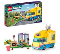 LEGO Friends Dog Rescue Van 41741, Pet Puppy Playset, Animal Toy for Girls and Boys 6 Plus Years Old, Birthday Gift Idea, 2023 Series Characters