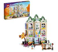 LEGO Friends Emma's Art School House Set 41711, Creative Arts & Crafts Toy with 3 Mini-Dolls, Accessories and DOTS Decor, Birthday Gift Idea for Kids 8-12 Years Old