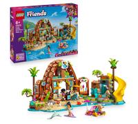 LEGO Friends Family Holiday Beach Resort Toy with 6 Mini Dolls, plus Turtle ...