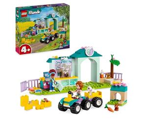 LEGO Friends Farm Animal Vet Clinic Set with Toy Tractor for 4 Plus Year Old Girls, Boys & Kids, Includes Rabbit, Goat Figures, 2 Mini-Doll Characters and Food Elements for Role Play, Gift Idea 42632