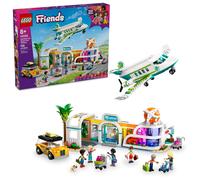LEGO Friends Heartlake City Airport and Airplane Toy Building Set - Pretend Play for Kids Girls and Boys Ages 8+ - with 7 Minidolls Taxi Dog Figur